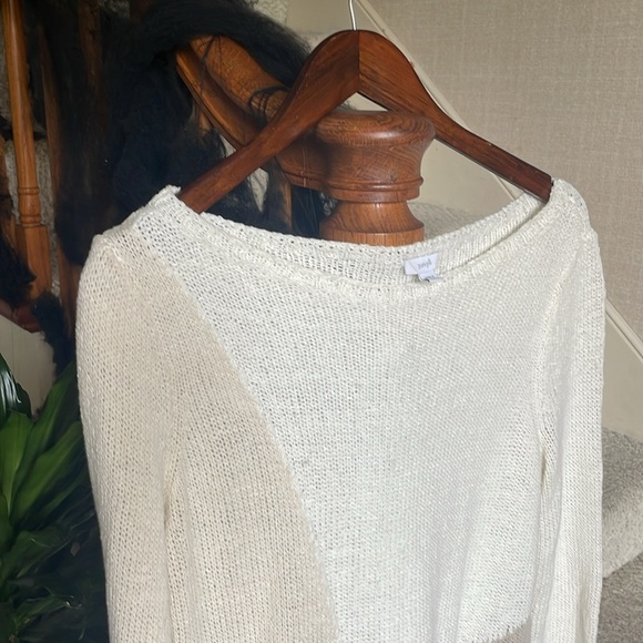 J Jill Color-block Cotton Knit Beach Sweater - Picture 2 of 13